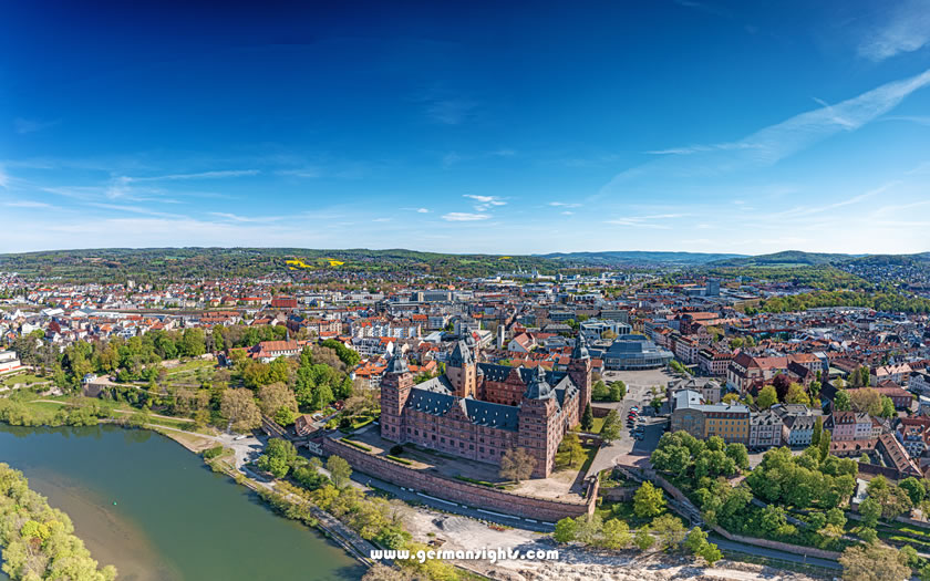 View over Aschaffenburg