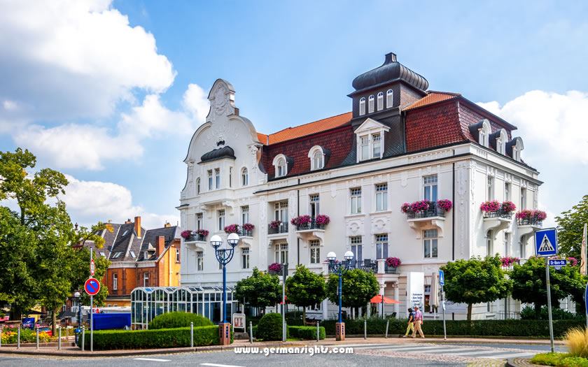 The elegant Hotel Quellenhof in Bad Wildungen