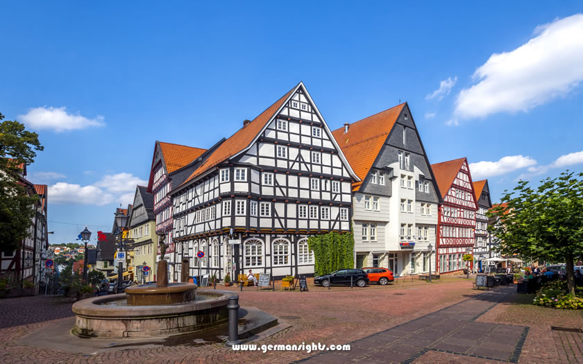 The historic centre of Bad Wildungen