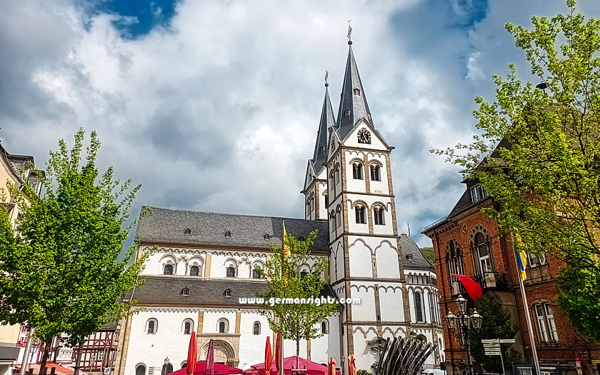 The church of St Severus in Boppard