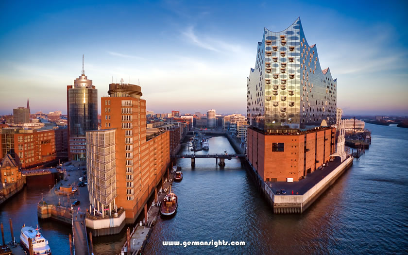 The iconic Elphilharmonie concert hall in Hamburg