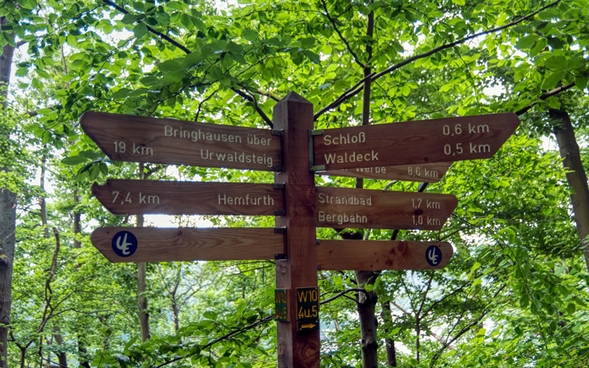 Hiking trails around the National Park