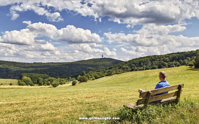 The Taunus mountains in Hessen