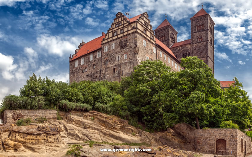 Quedlinburg castle and St Servatius abbey