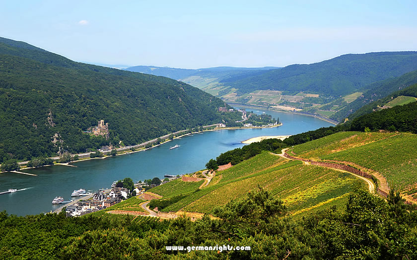 View from the Hoherodskopf peak in the Vogelsberg region