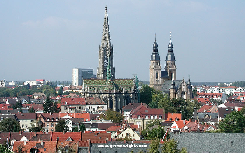 View over Speyer in Germany