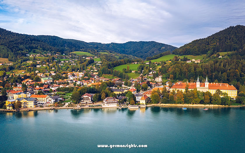 The former abbey in Tegernsee