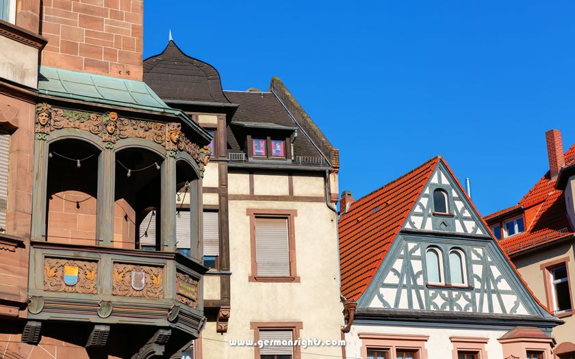 Some of the historic buildings in Worms